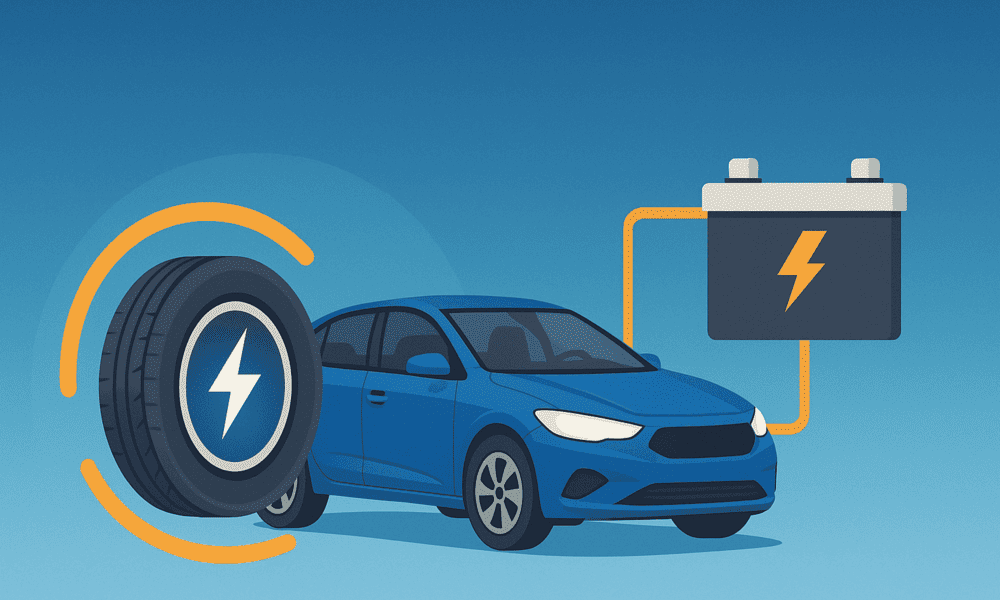 How Electricity-Generating Tires Can Charge Your Car Battery